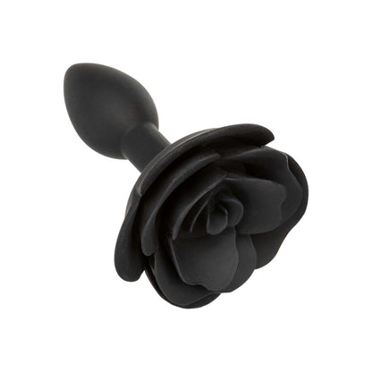 CalExotics Forbidden Small Rose Anal Plug 3 Inches Black - Petite Devotion