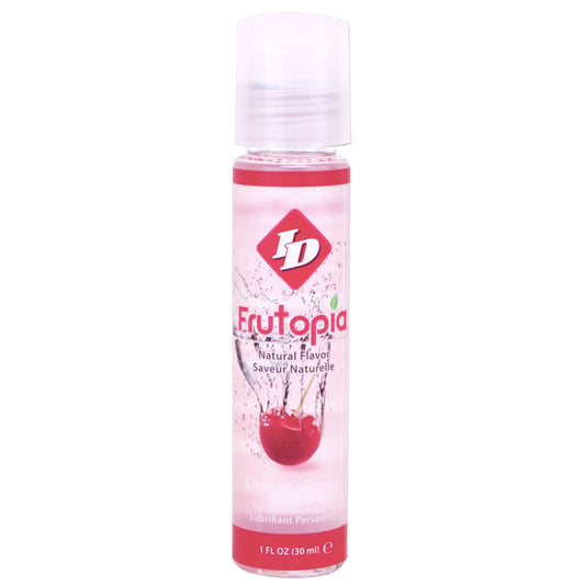 ID Frutopia Cherry Flavoured Lubricant 30ml - Travel Cherry