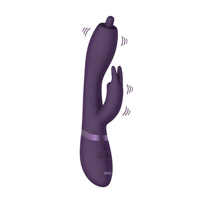 Sacred Nilo - Pinpoint Rotating G-Spot Rabbit in Purple by Vive