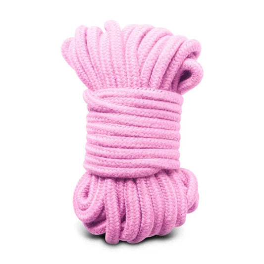 10 Metres Cotton Bondage Rope Pink - Unsurpassed Softness Silky Devotion
