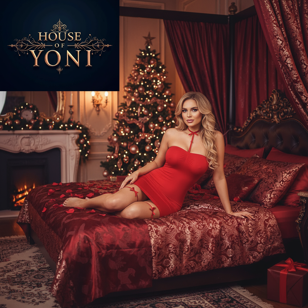 Obsessive Kissmas Chemise Red Lifestyle Banner with House of Yoni Logo - 16:9