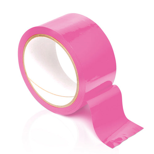 Pink Gloss Bondage Tape - 20 Meter Self-Cling Restraint Tape