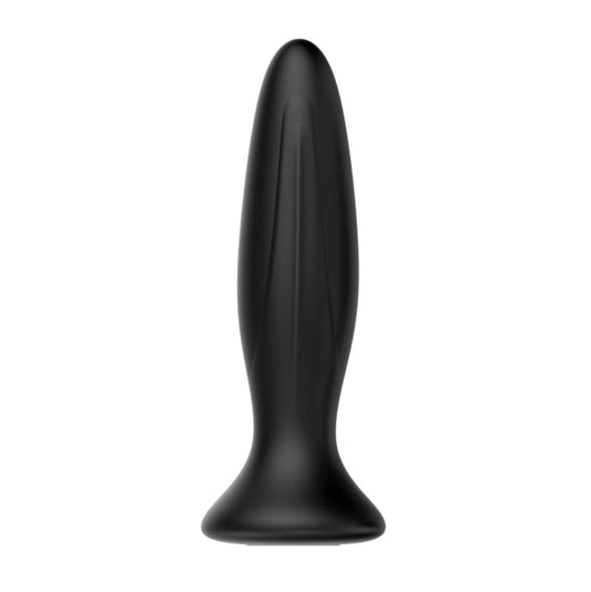 Mr Play Vibrating Anal Plug 5" Black - 12 Modes Memory Function Waterproof