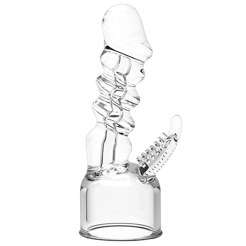 Power Head Super Dong Wand Attachment 4 Inches - Universal Penetration Devotion