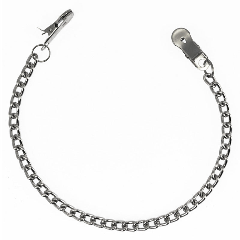 Nipple Clamps Large With Chain - Bold Statement