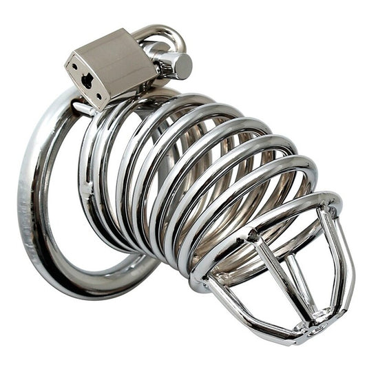 Chrome Chastity Cock Cage - Simple Chrome